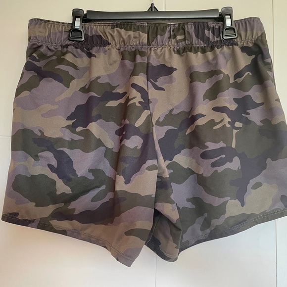 Nike Pro camo print running shorts with optional fold down waistband size L - Picture 4 of 5